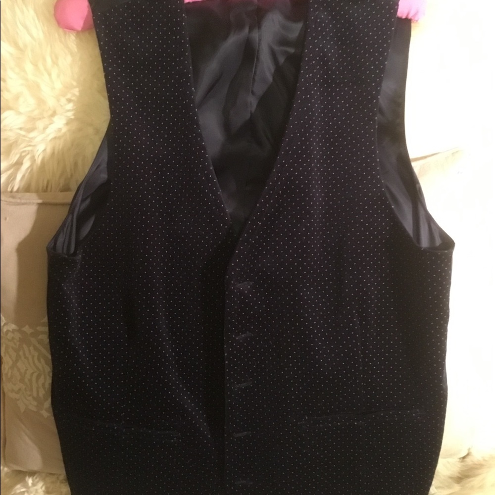 DKNY Cotton Velvet Vest
